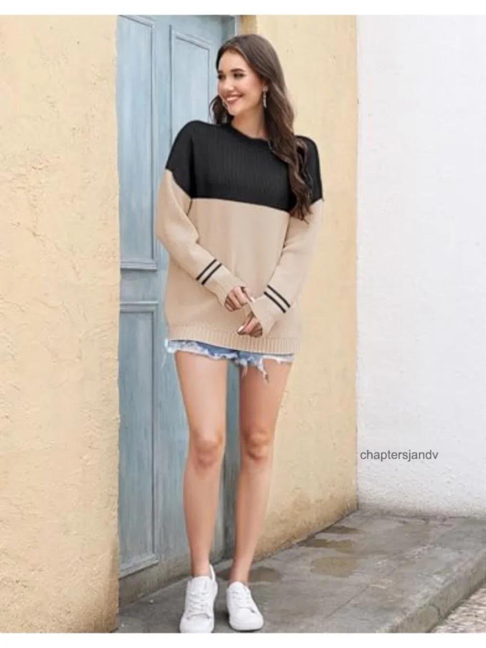 Womens Oversized Chunky Knit Sweater Mock Neck Batwing Long Sleeve Pullover